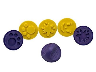 Opposite clay and paint stampers-Set 1