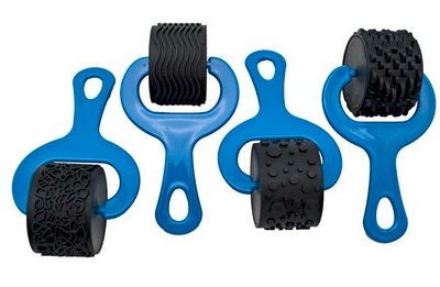 Paint and dough pattern roller set 1