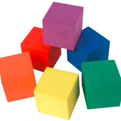 Cubes Colour Foam 20mm 100pc pbag