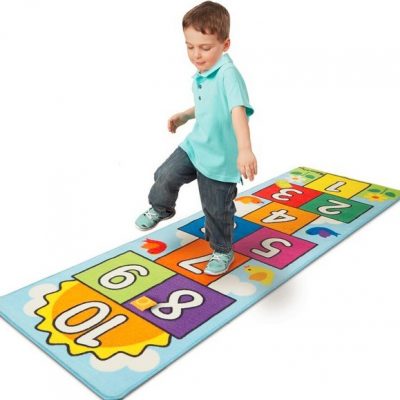 Hop & Count Hopscotch Rug