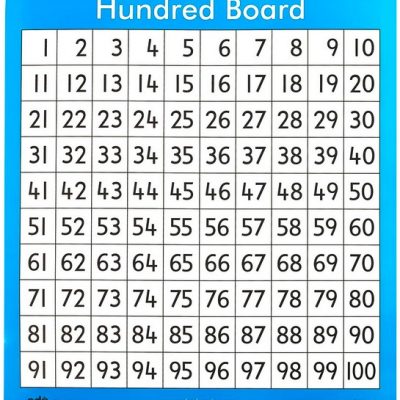 Hundred Board GIANT 1pc 102cm x 107cm d/sided