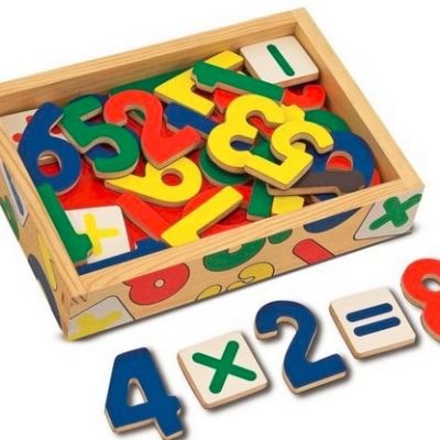 Wooden Magnetic Numbers