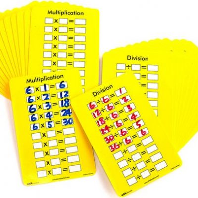 Multiplication & Division Practice Cards (30pcs)