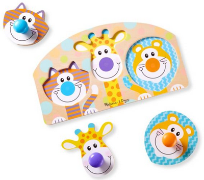 Jumbo Knob Puzzle Safari