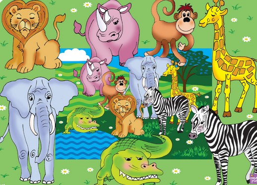 Wooden 10pce puzzle - Set2 My world - Image 2
