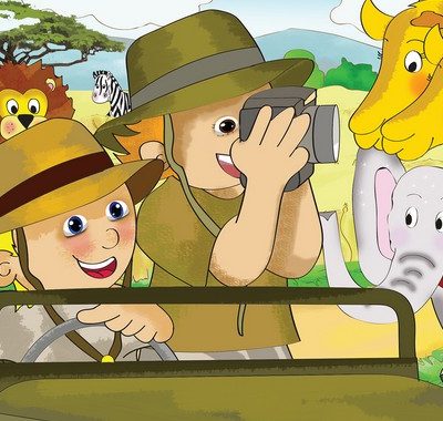 Wooden 12pce puzzle - Safari