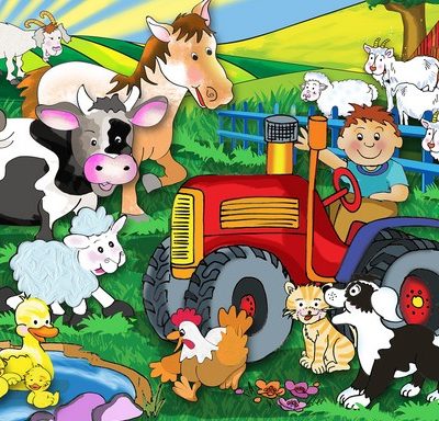 Wooden 15 pce puzzle - Farm
