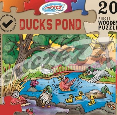 Wooden 20 PCE DUCKS Pond
