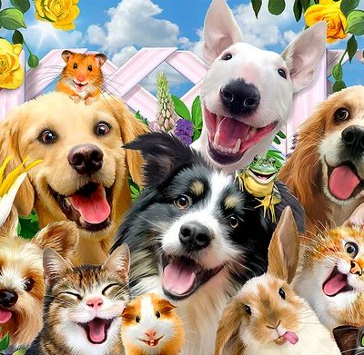 Wooden 36pce puzzle Happy Pets