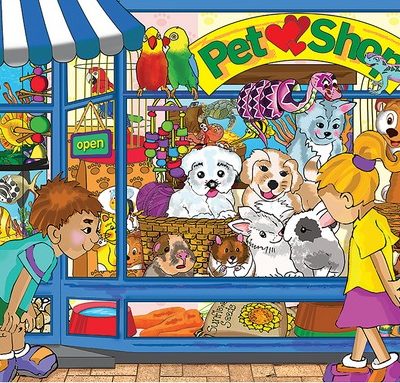 Wooden 36pce puzzle - Petshop