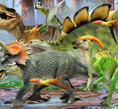 Wooden 48pce puzzle- Dinosaur forest