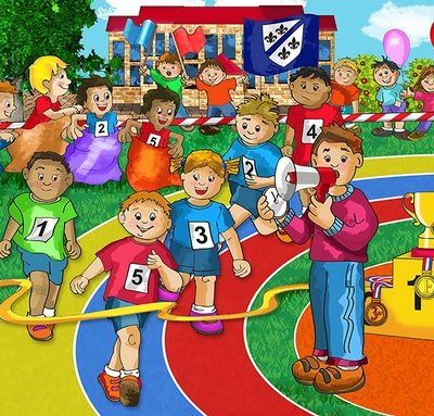 Wooden 48pce puzzle - Sports Day