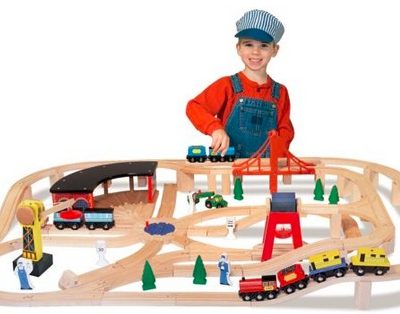 Railway Set Wooden  - Large