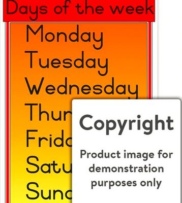 Days of the week